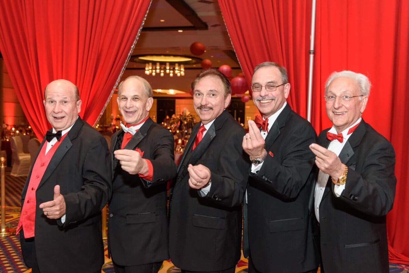 Supporters party at the Wrapped in Red Gala, the signature philanthropic event held to benefit the American Red Cross Louisville Area Chapter, Saturday, March 18, 2017, at the Marriott Downtown in Louisville, Ky.