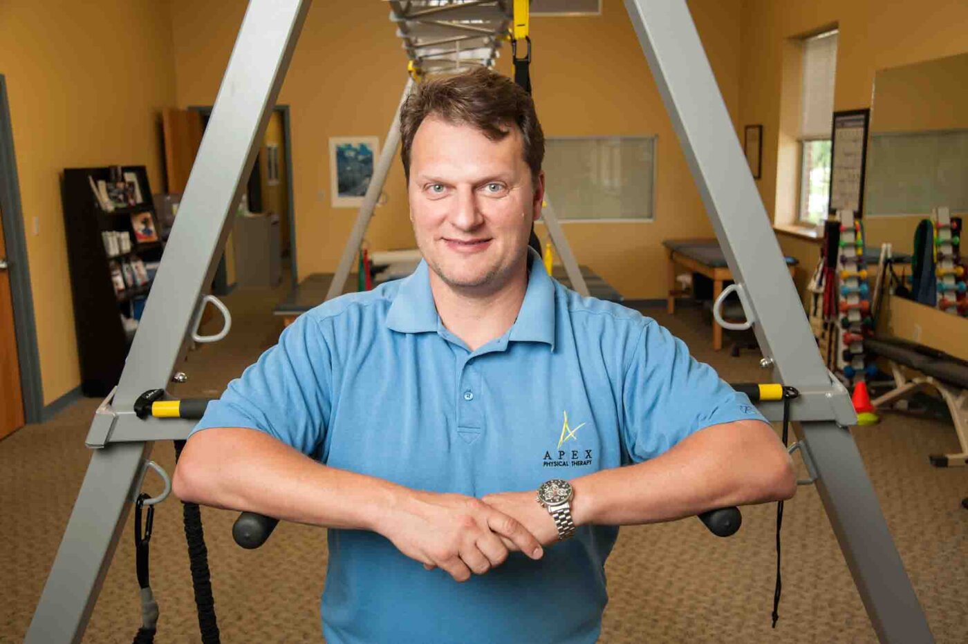 Patrick Meyers, owner at Apex's Landis Lakes Clinic, photographed Thursday, Sept. 4, 2014 in Louisville, Ky., for M.D. Update. (Photo by Brian Bohannon)