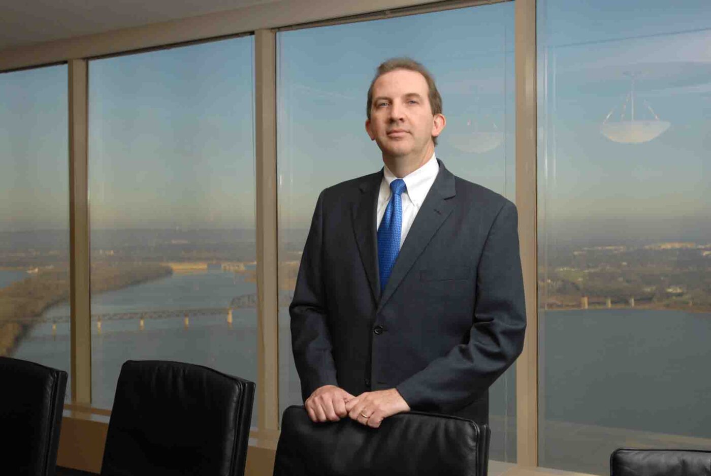 Jeffrey A. McKenzie, CEO of Greenebaum Doll & McDonald PLLC, photographed for BOOM Magazine.