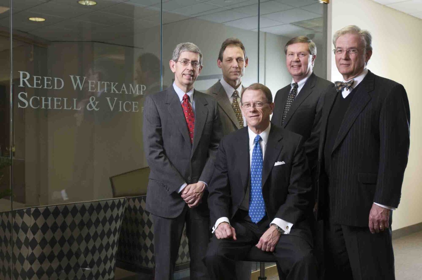 The attorneys of Reed Weitkamp Schell & Vice, PLLC, photographed for Best Lawyers.