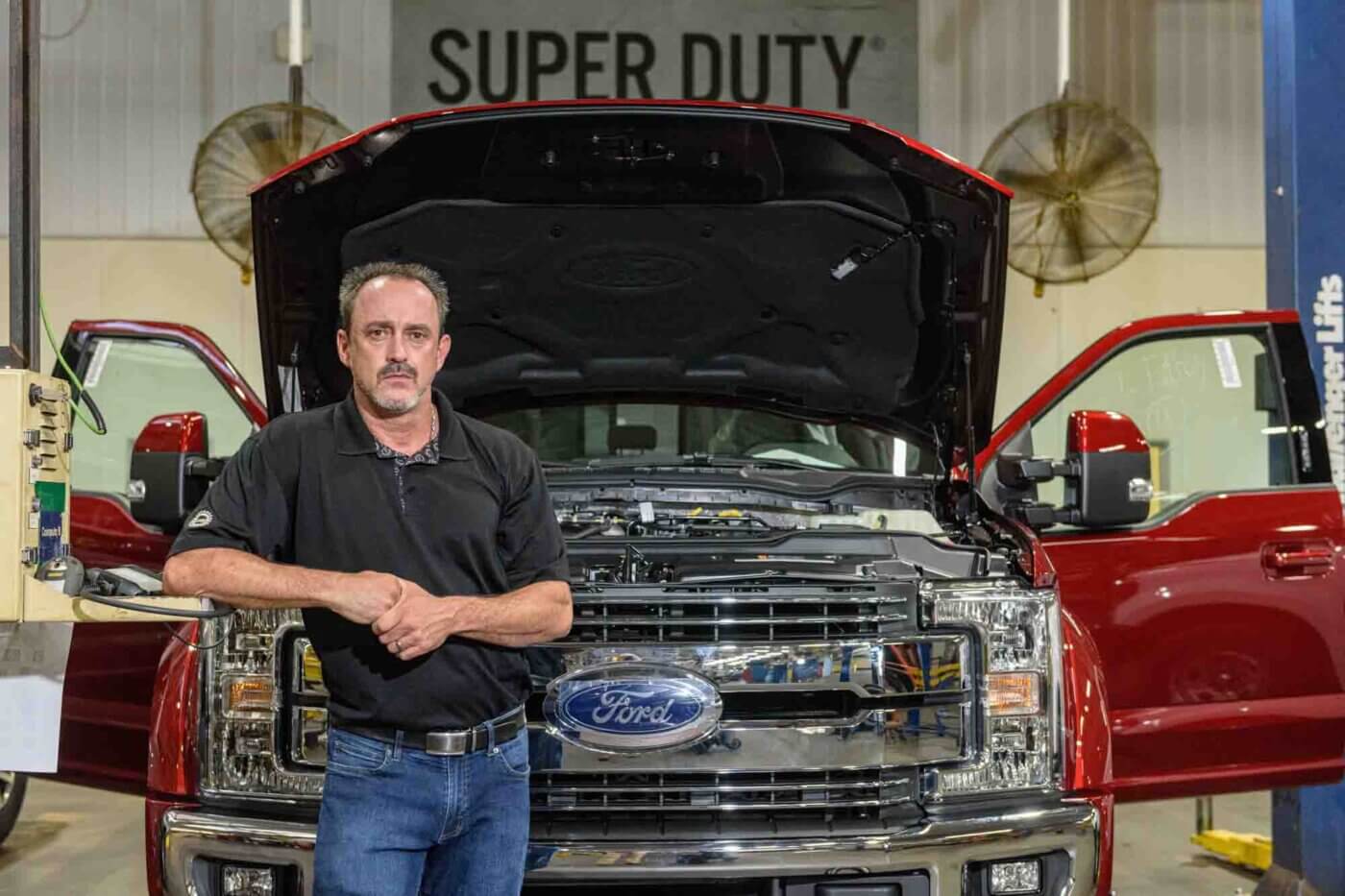 Todd Dunn, president of UAW Local 862, photographed Friday, June 28, 2019 at the Ford Motor Company’s Kentucky Truck Plant at 3001 Chamberlain Lane in Louisville, Ky., for Automotive News. (Photo by Brian Bohannon)